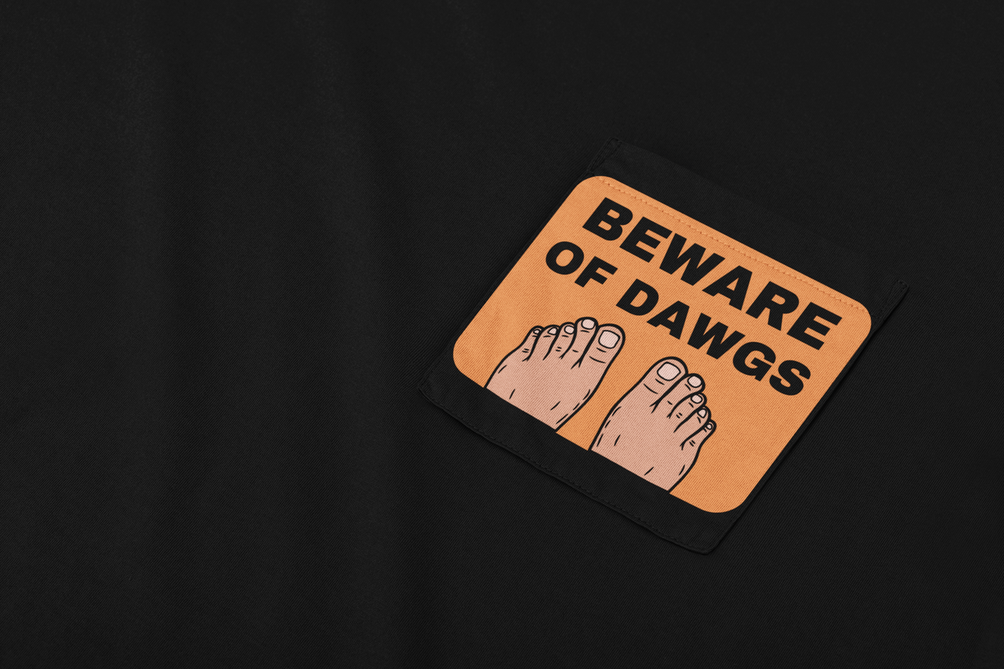 Beware of Dawgs Pocket Tee