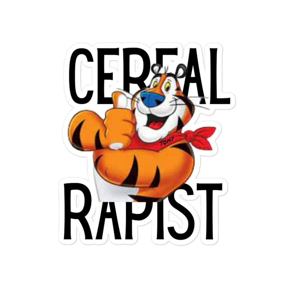 Cereal Rapist Sticker