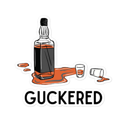 Guckered Sticker